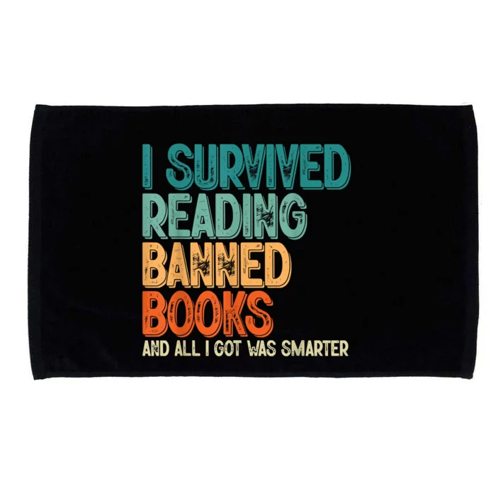 Im With The Banned I Survived Reading Banned Books Microfiber Hand Towel