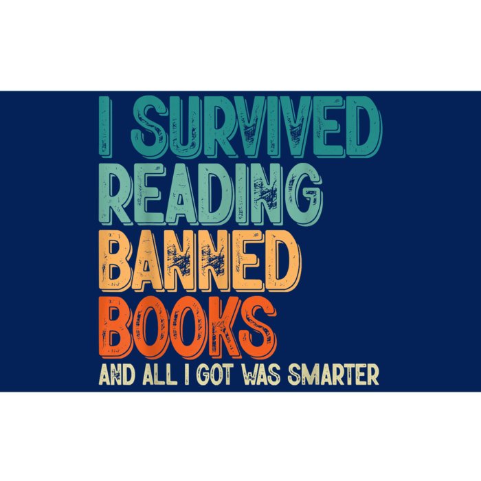 Im With The Banned I Survived Reading Banned Books Bumper Sticker