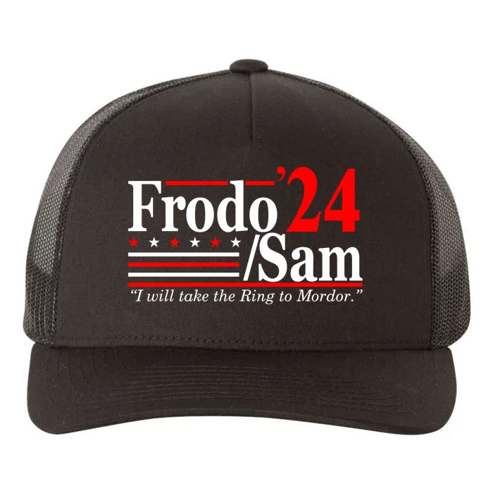 I Will Take The Ring To Mordor Frodo Sam Funny Quote Yupoong Adult 5-Panel Trucker Hat