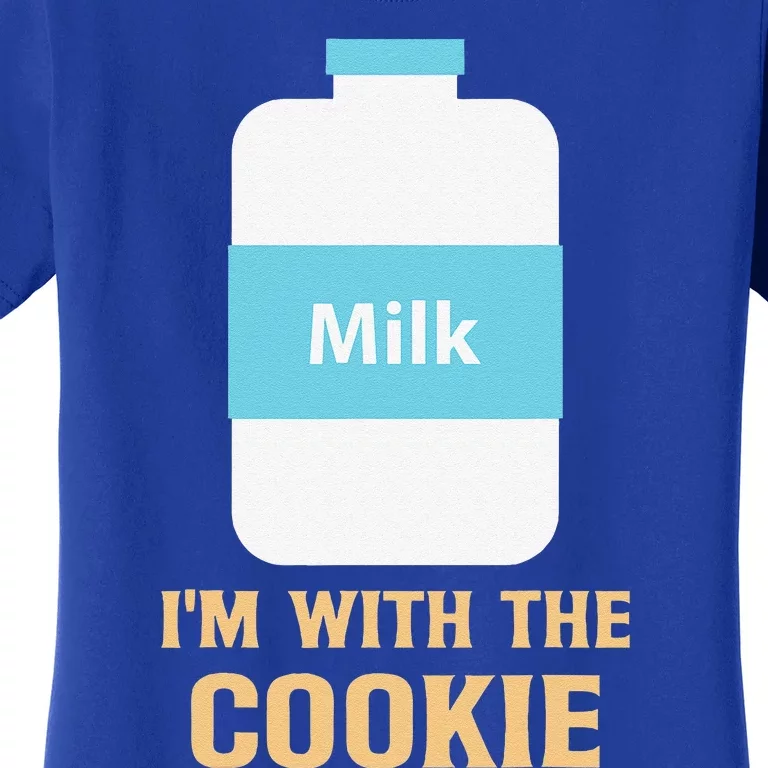 Im With The Cookie And Milk Matching Halloween Costume Women's T-Shirt