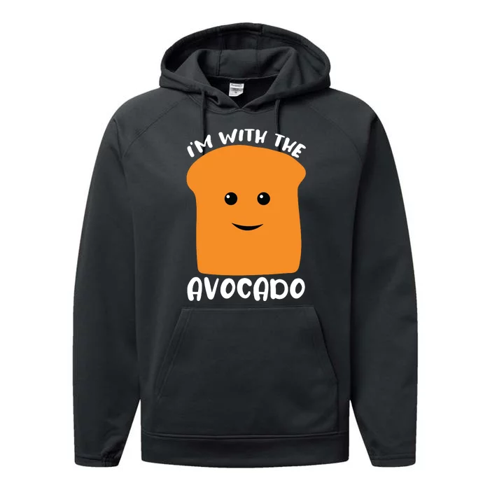 Im With The Avocado Toast Performance Fleece Hoodie