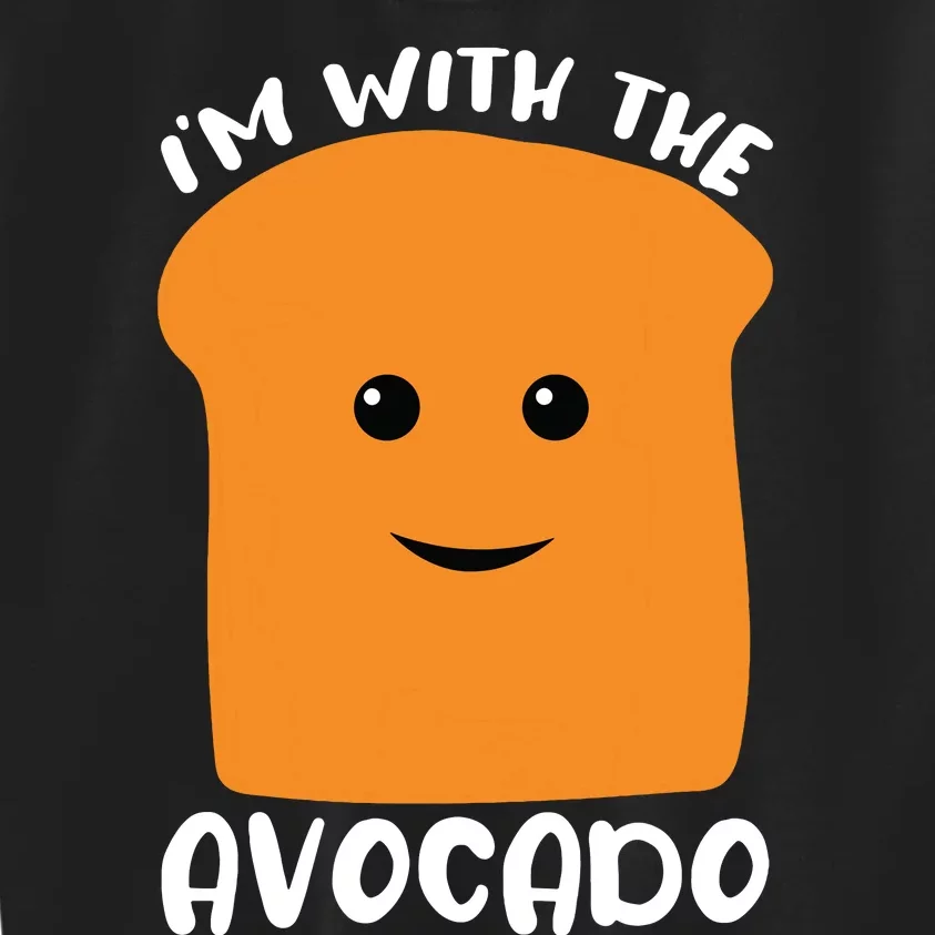 Im With The Avocado Toast Kids Sweatshirt