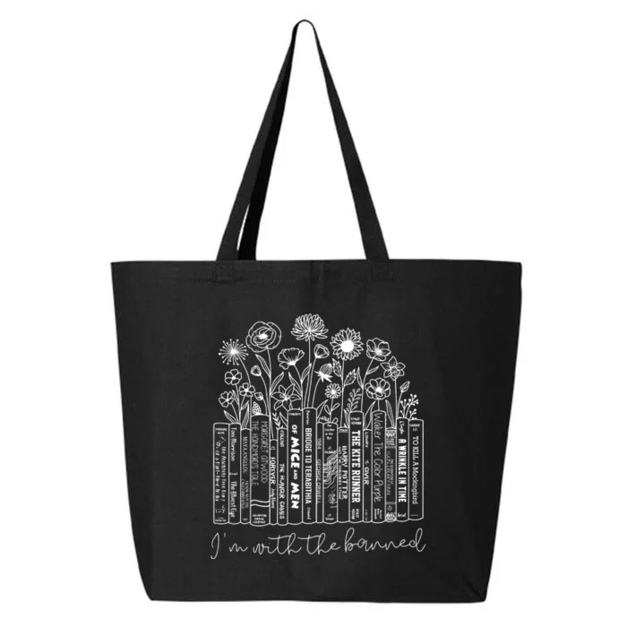 I'm With The Banned Book 25L Jumbo Tote