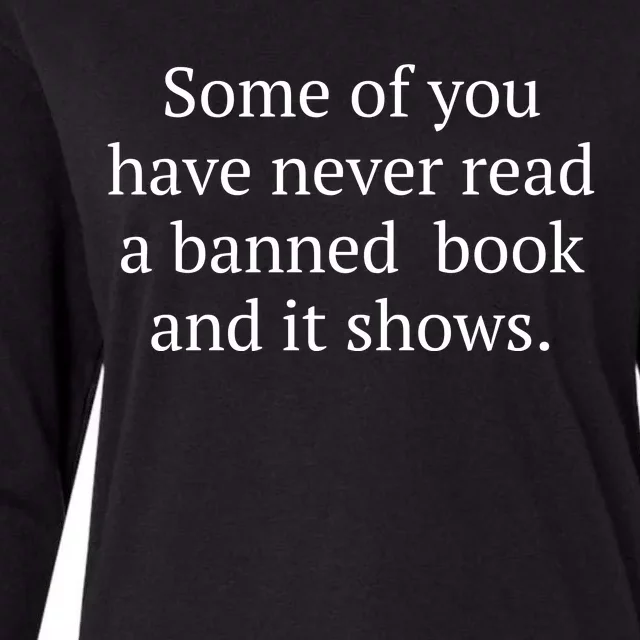 I'm With The Banned Books Read Banned Books Womens Cotton Relaxed Long Sleeve T-Shirt