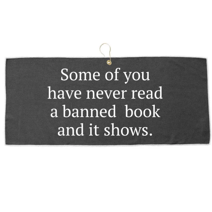 I'm With The Banned Books Read Banned Books Large Microfiber Waffle Golf Towel