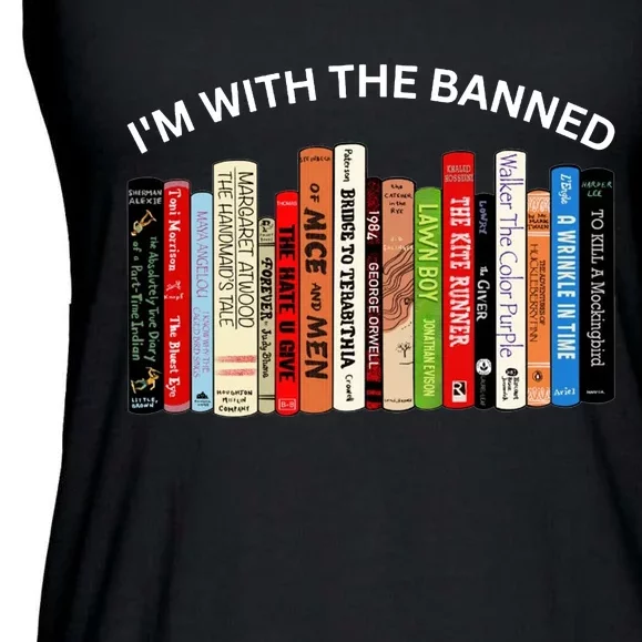 I'm With The Banned Book Ladies Essential Flowy Tank