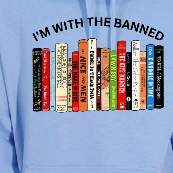 I'm With The Banned Book Unisex Surf Hoodie