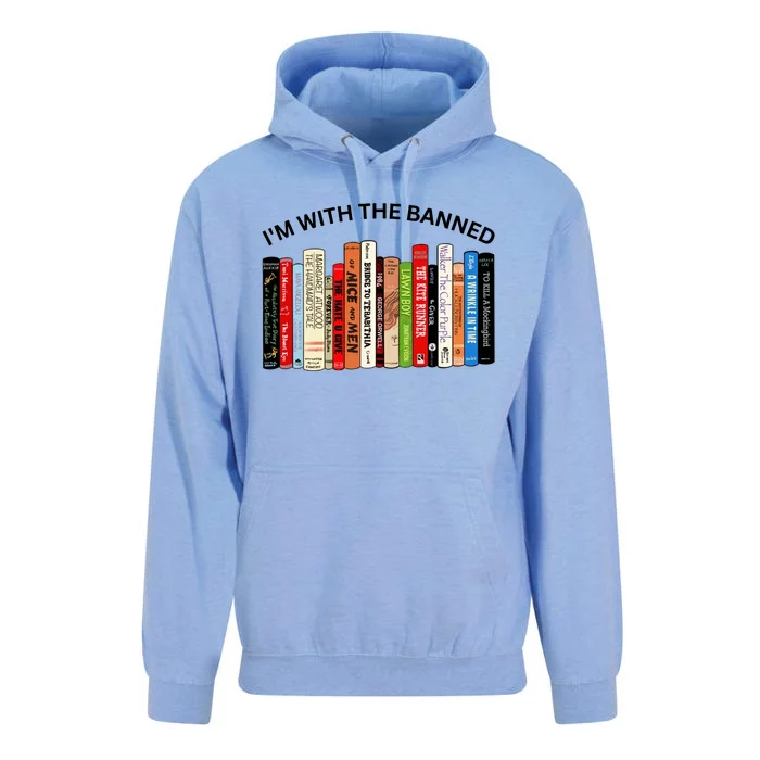 I'm With The Banned Book Unisex Surf Hoodie