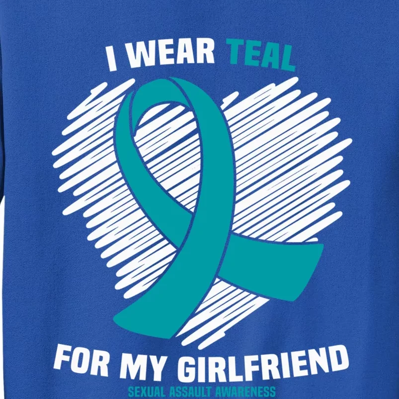 I Wear Teal For My Friend Sexual Assault Awareness Gift Sweatshirt