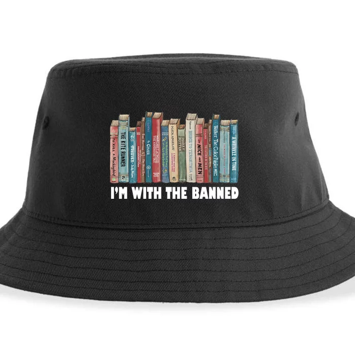 I'm With The Banned Book Sustainable Bucket Hat