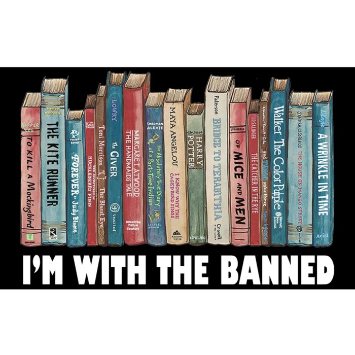 I'm With The Banned Book Bumper Sticker