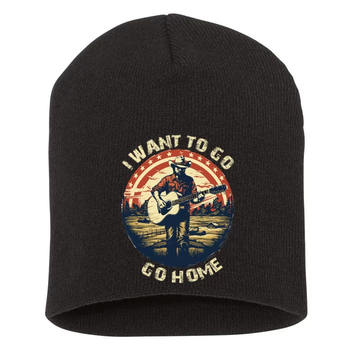 I Want To Go Home Short Acrylic Beanie