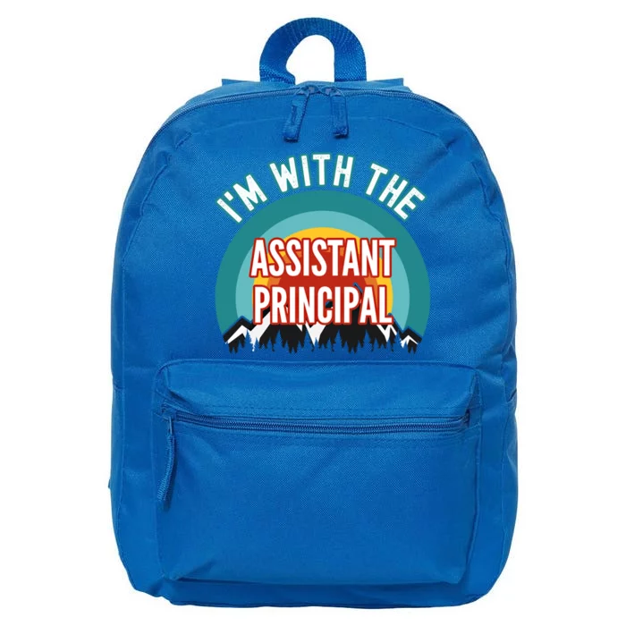 I'm With The Assistant Principal Gift 16 in Basic Backpack