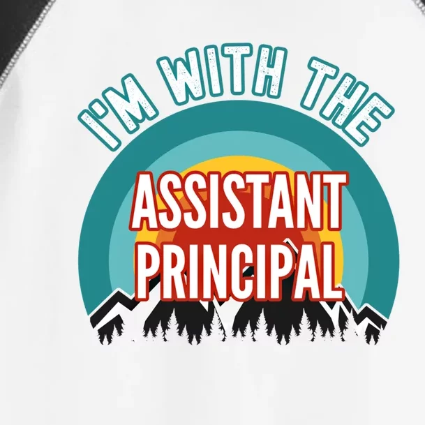 I'm With The Assistant Principal Gift Toddler Fine Jersey T-Shirt