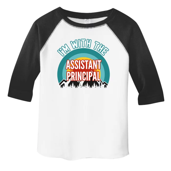 I'm With The Assistant Principal Gift Toddler Fine Jersey T-Shirt