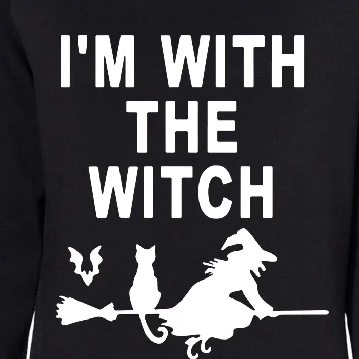 IM With The Witch Womens California Wash Sweatshirt