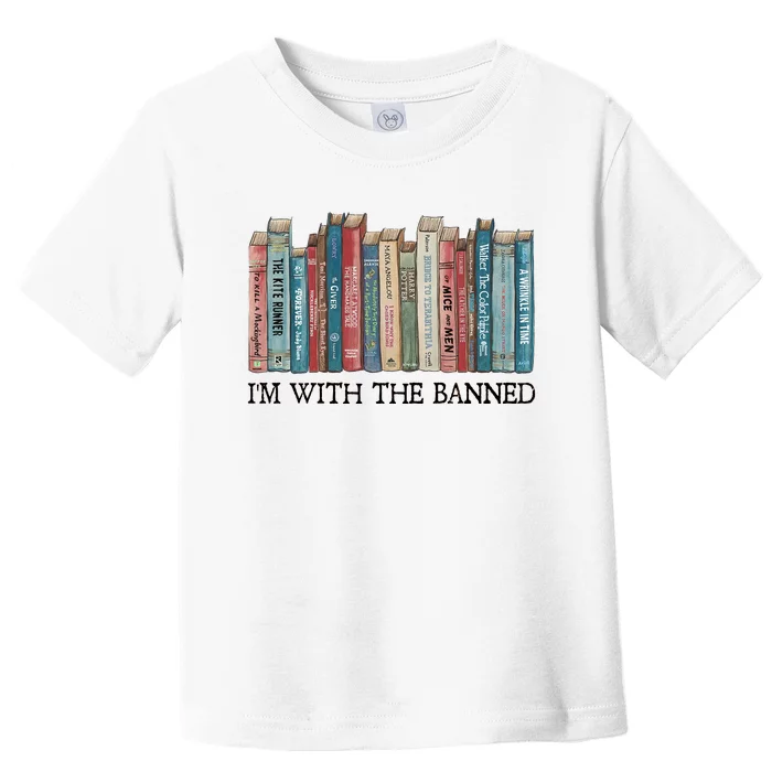 I'm With The Banned Book Toddler T-Shirt