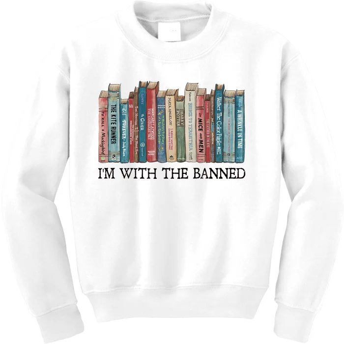 I'm With The Banned Book Kids Sweatshirt