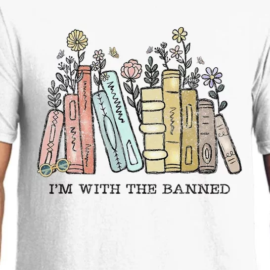 I'm with The Banned Funny Book Readers I Read Banned Books Pajama Set