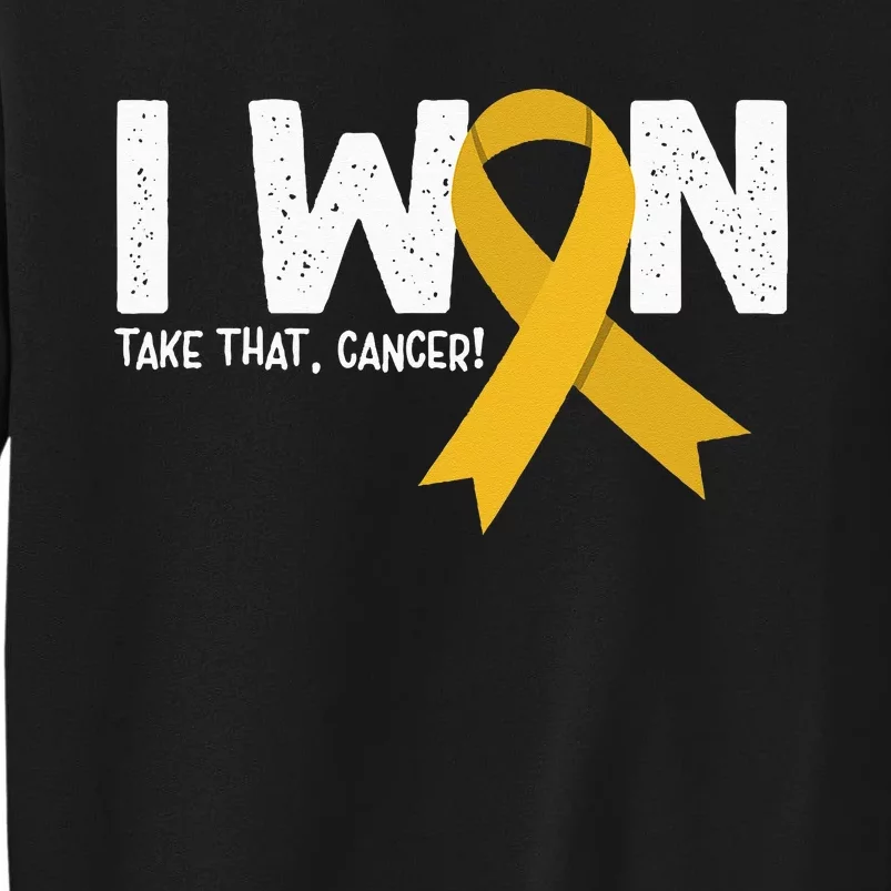 I Won Take That Cancer Childhood Cancer Survivor Sweatshirt