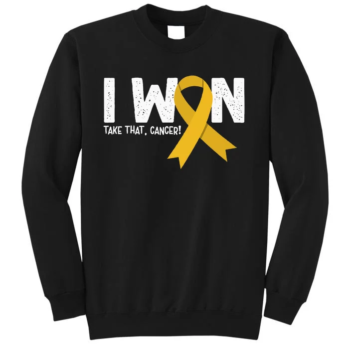 I Won Take That Cancer Childhood Cancer Survivor Sweatshirt