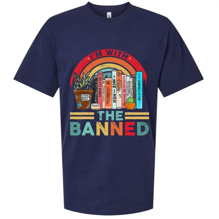 Im With The Banned Books Sueded Cloud Jersey T-Shirt