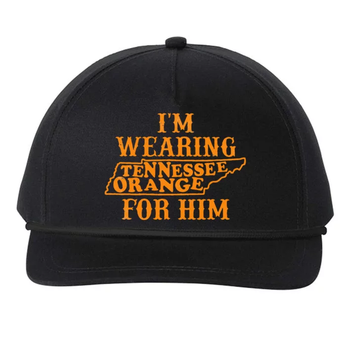 IM Wearing Tennessee Orange For Him Tennessee Outfits Snapback Five-Panel Rope Hat