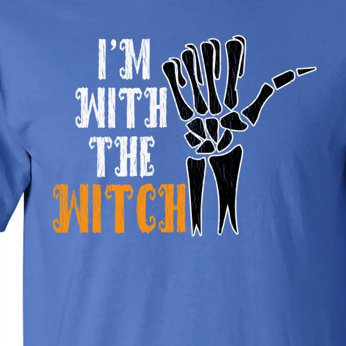 Im With The Witch Funny Couples Husband Halloween Costume Cute Gift Tall T-Shirt