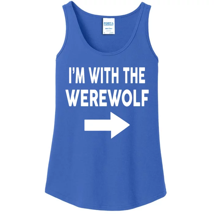 IM With The Werewolf Halloween Costume Ladies Essential Tank