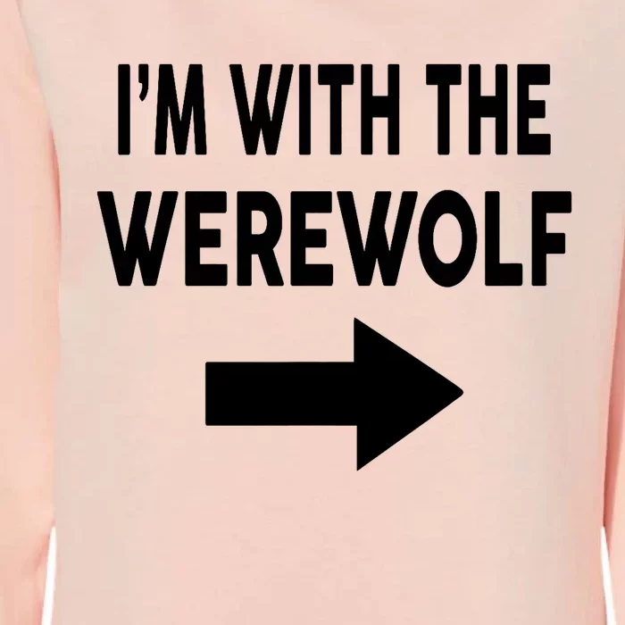 IM With The Werewolf Halloween Costume Womens California Wash Sweatshirt