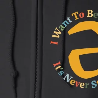 I Want To Be A Schwa Its Never Stressed Speech Therapy Full Zip Hoodie