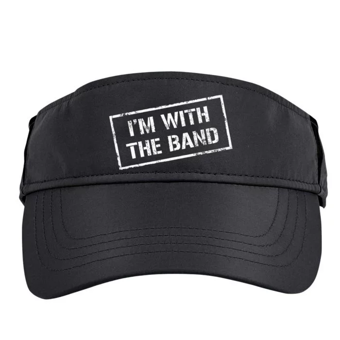 Im With The B.A.N.D Rock Concert Music Band Adult Drive Performance Visor