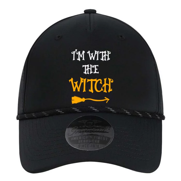 Im With The Witch Gift Cool Halloween Husband Wife Great Gift Performance The Dyno Cap