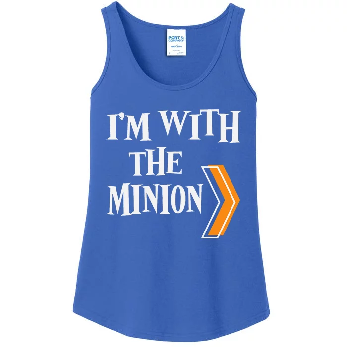 IM With The Minion Funny Couples Halloween Ladies Essential Tank