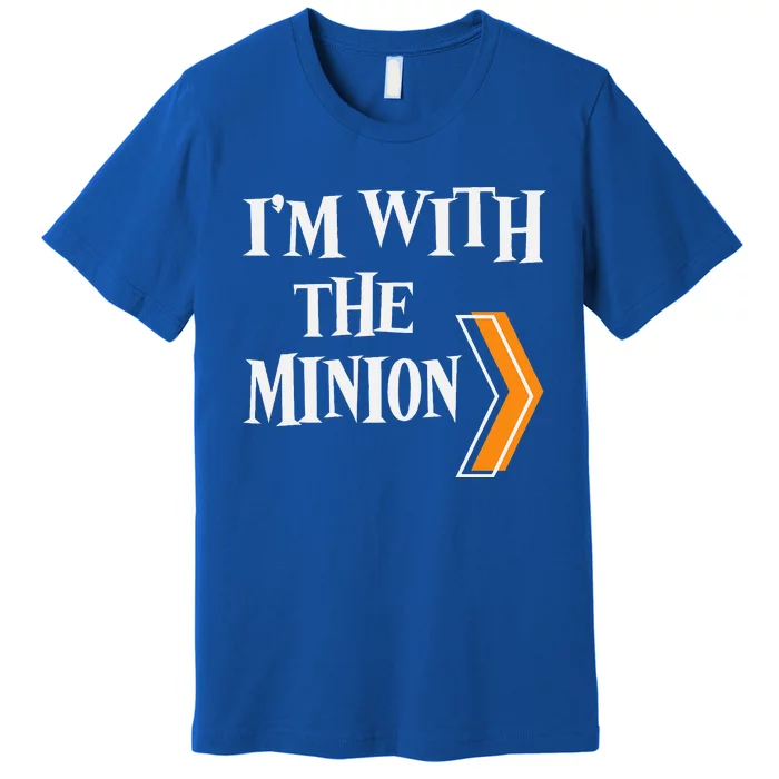 IM With The Minion Funny Couples Halloween Premium T-Shirt