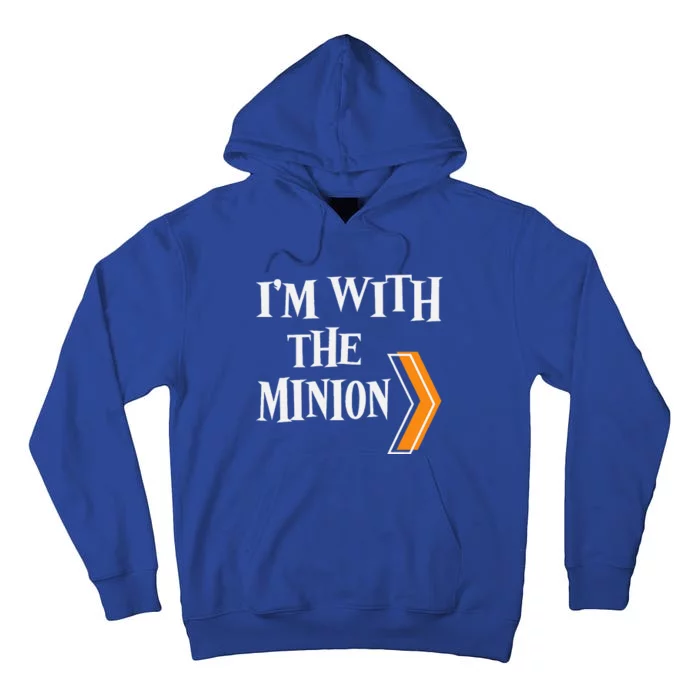 IM With The Minion Funny Couples Halloween Tall Hoodie