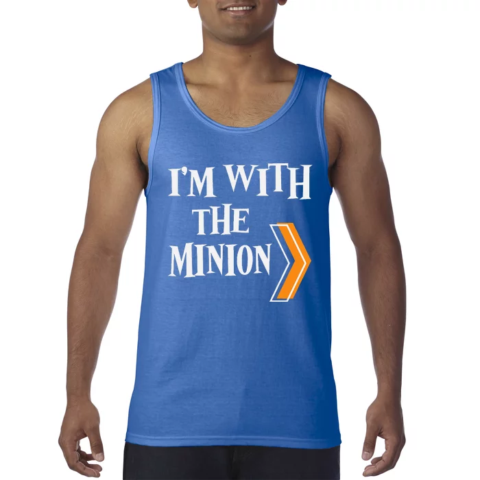 IM With The Minion Funny Couples Halloween Tank Top