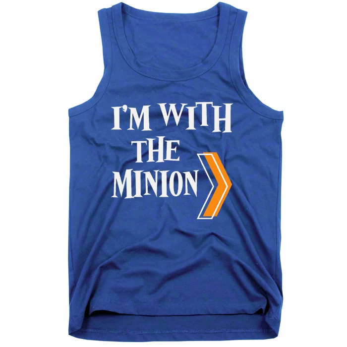 IM With The Minion Funny Couples Halloween Tank Top