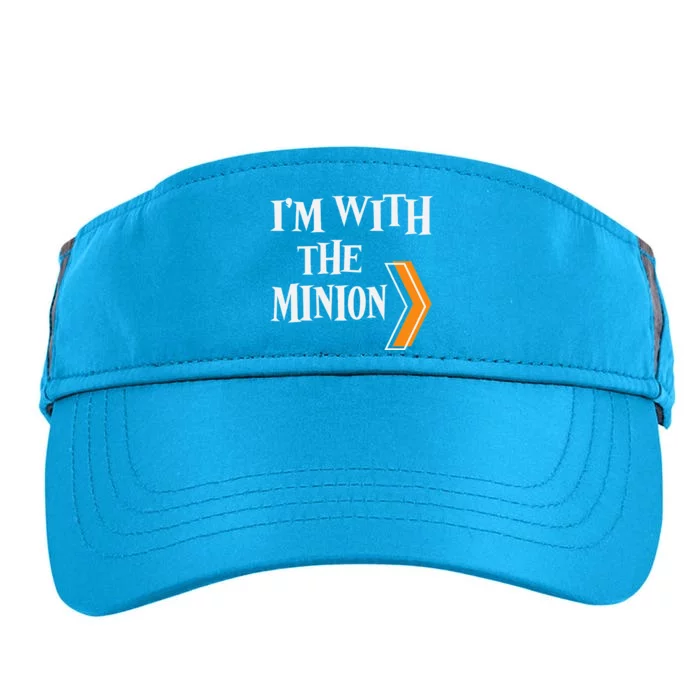 IM With The Minion Funny Couples Halloween Adult Drive Performance Visor