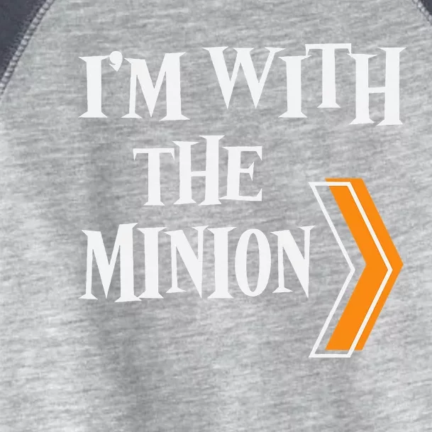 IM With The Minion Funny Couples Halloween Toddler Fine Jersey T-Shirt