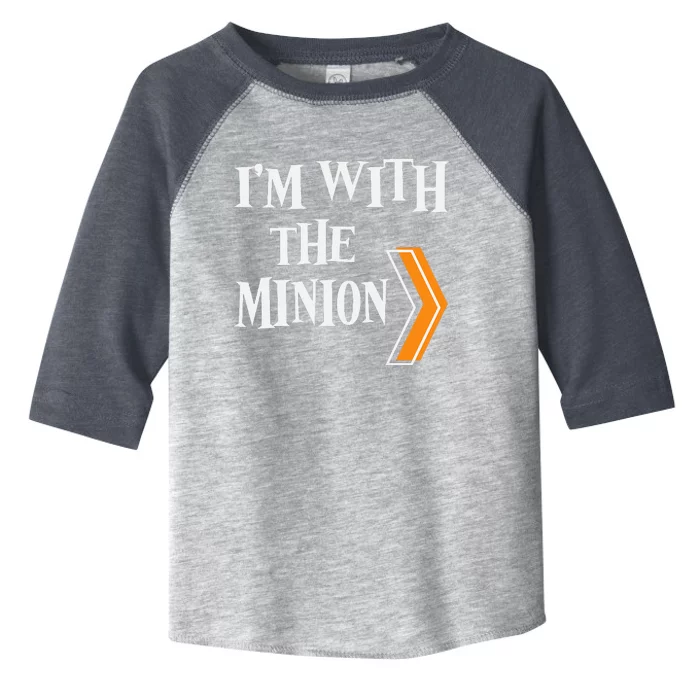 IM With The Minion Funny Couples Halloween Toddler Fine Jersey T-Shirt