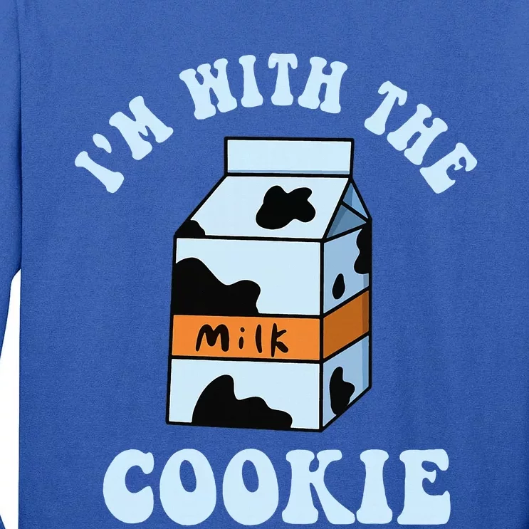 IM With The Cookie And Milk Couples Matching Costumes Tall Long Sleeve T-Shirt