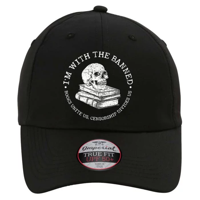 Im With The Banned Books Funny Book Lover Librarian Reading The Original Performance Cap