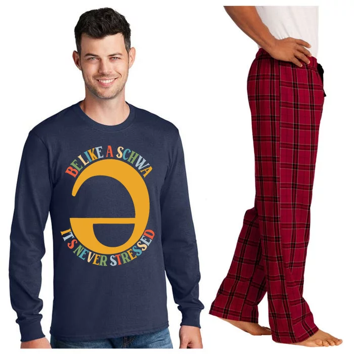 I Want To Be A Schwa ItS Never Stressed Science Of Reading Long Sleeve Pajama Set