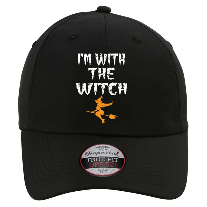 Im With The Witch Halloween Matching Couple Costume Witch Gift The Original Performance Cap