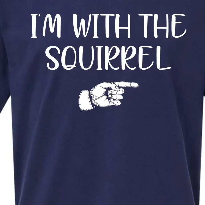 Im With The Squirrel Sueded Cloud Jersey T-Shirt