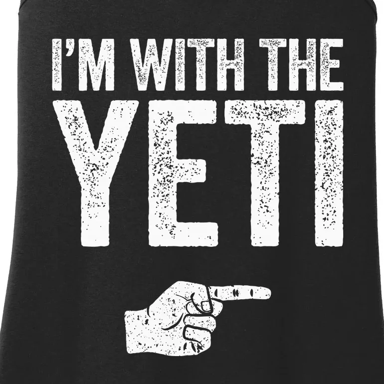 IM With The Yeti Matching Yeti Costume Ladies Essential Tank