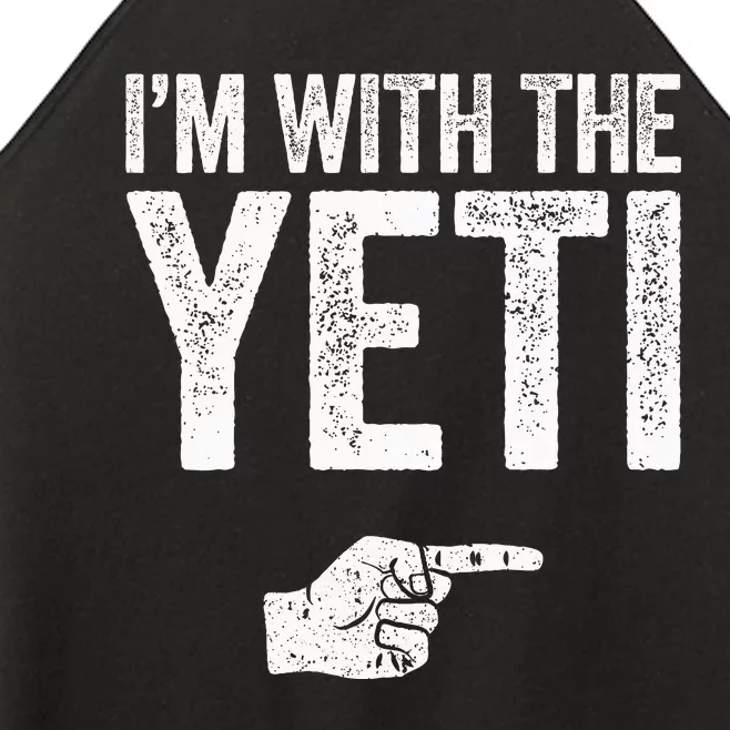 IM With The Yeti Matching Yeti Costume Women’s Perfect Tri Rocker Tank