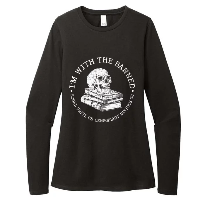 IM With The Banned Books Womens CVC Long Sleeve Shirt