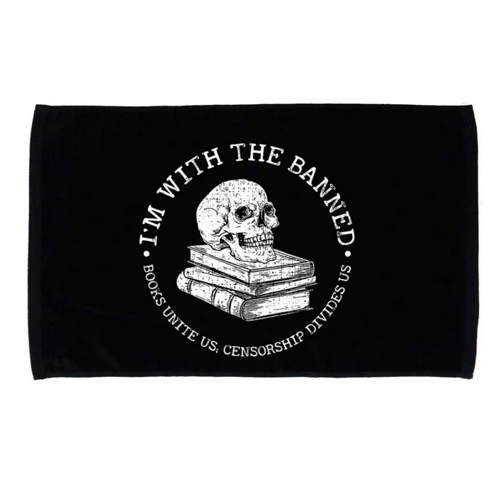 IM With The Banned Books Microfiber Hand Towel